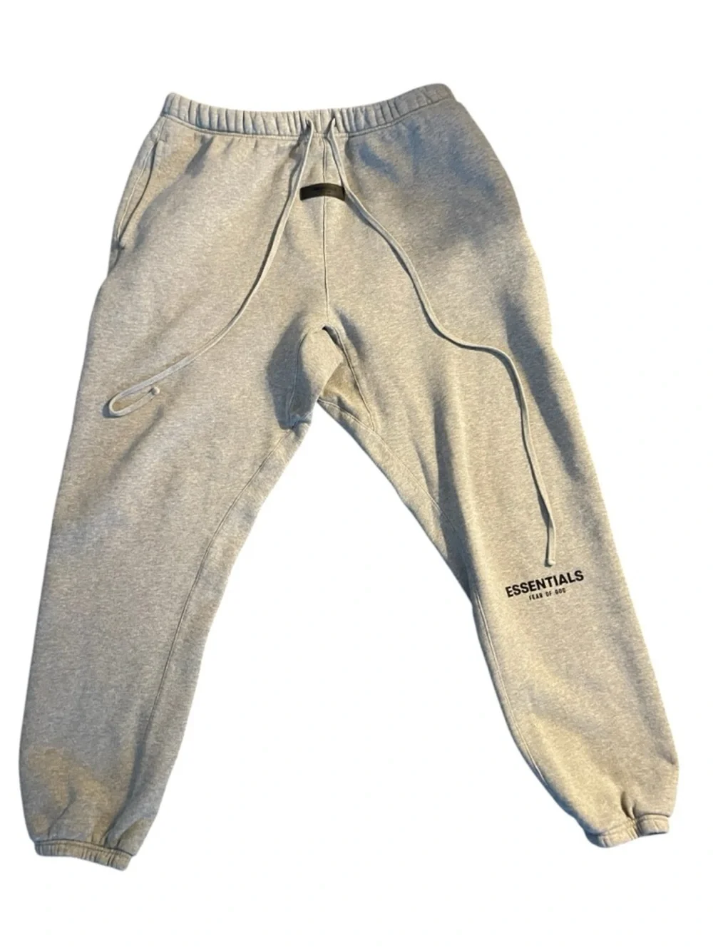 Fear of God Essentials Dark Oatmeal Gray Sweatpants Joggers Size XL